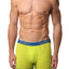 2(X)IST Lime Green & Blue Performance Boxer Brief