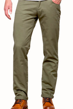 Something Strong Dark Green Straight Leg 5-pocket Pant thumbnail 1