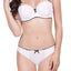 Affinitas White Nelly Unlined Wire Bra