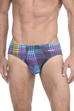 2(X)IST Plaid Purple Mod Modal Bikini thumbnail 1