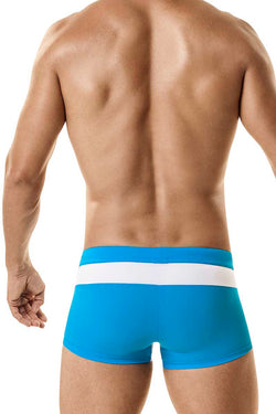 WildmanT Blue Striped Swim Square Cut Trunk thumbnail 3