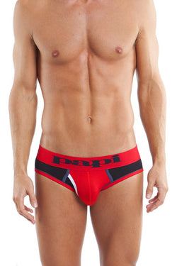 Papi Black & Red Luxe Low-Rise Brief thumbnail 1