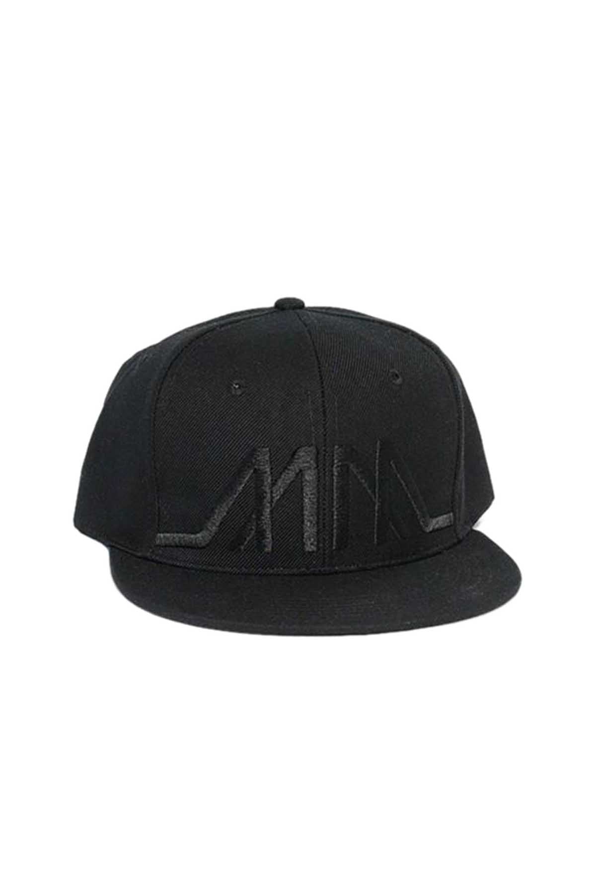 Marco Marco Black Embroidered MM Snapback