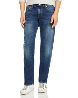 7 For All Mankind Austyn Relaxed Straight Leg Jeans In Juniper Juniper thumbnail 1