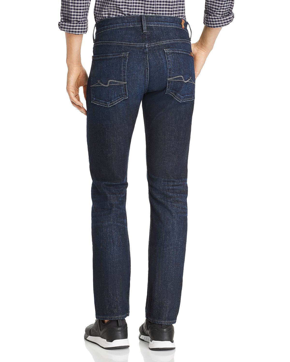 7 For All Mankind Standard Straight Fit Jeans In Drifter Drifter