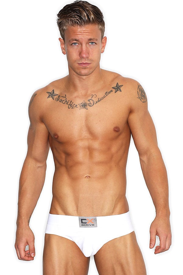CockSox White Active Waistband Brief