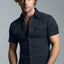 Man Zone Black Envy Pearl-Snap Shirt