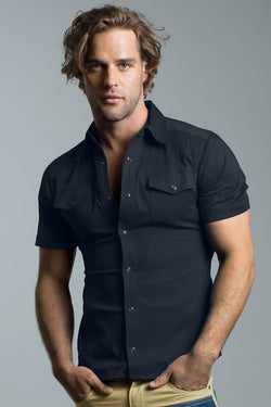 Man Zone Black Envy Pearl-Snap Shirt thumbnail 1
