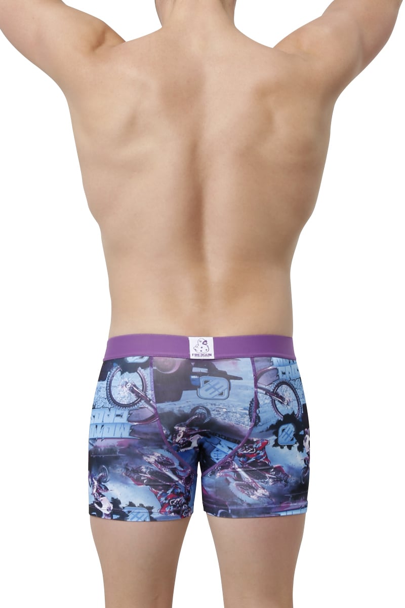 Freegun Violet Motor Cross Boxer Brief