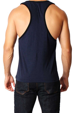 Timoteo Midnight Blue & Black Freedom Tank thumbnail 4