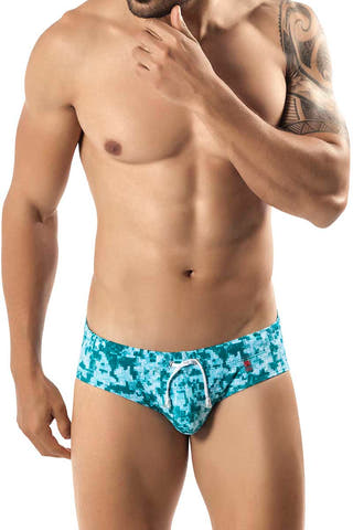 Clever Green Laguna Swim Brief