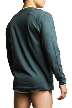 C-IN2 DK Spruce Color Pop Henley thumbnail 2