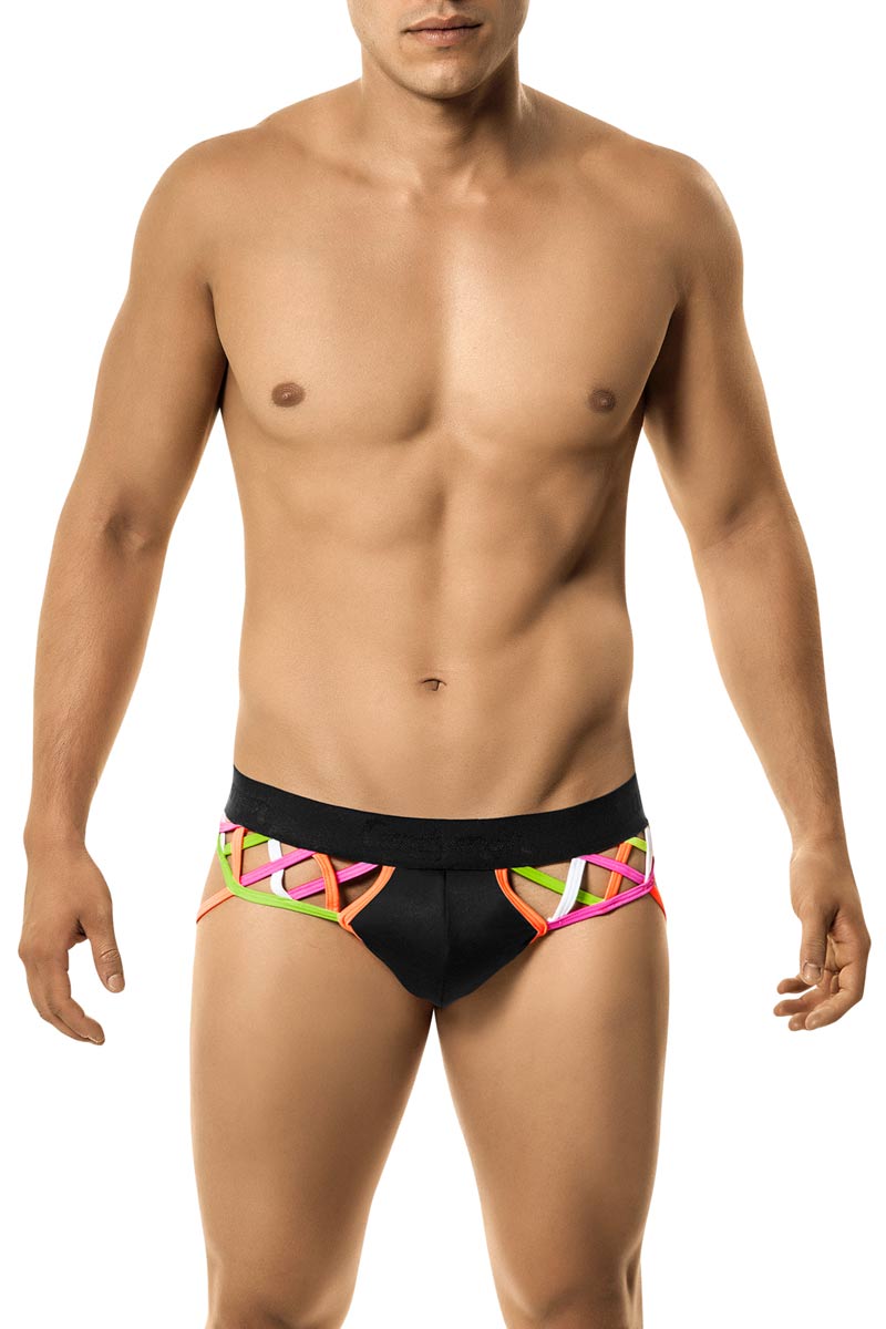 Candyman Black Neon Lights Jockstrap II