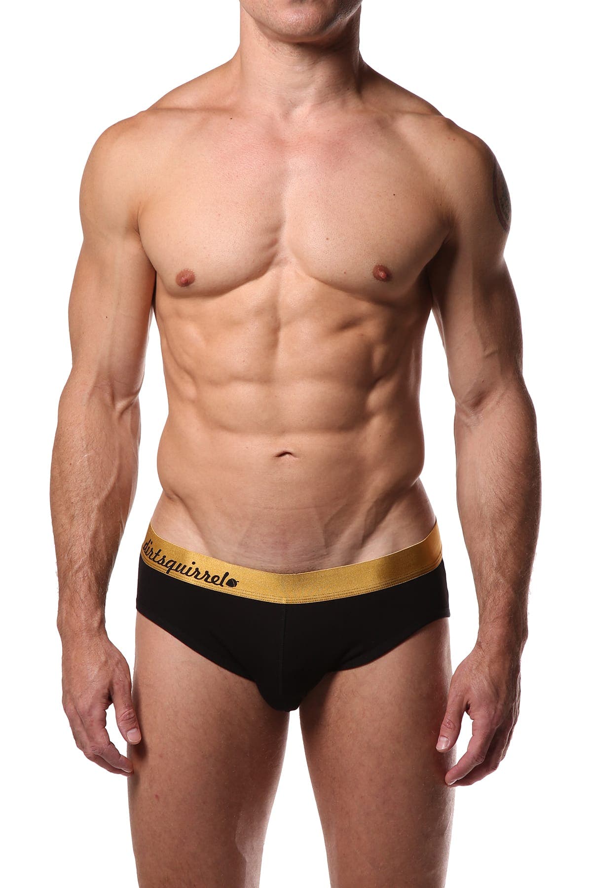 Dirt Squirrel Black & Metallic Relaxed Brief