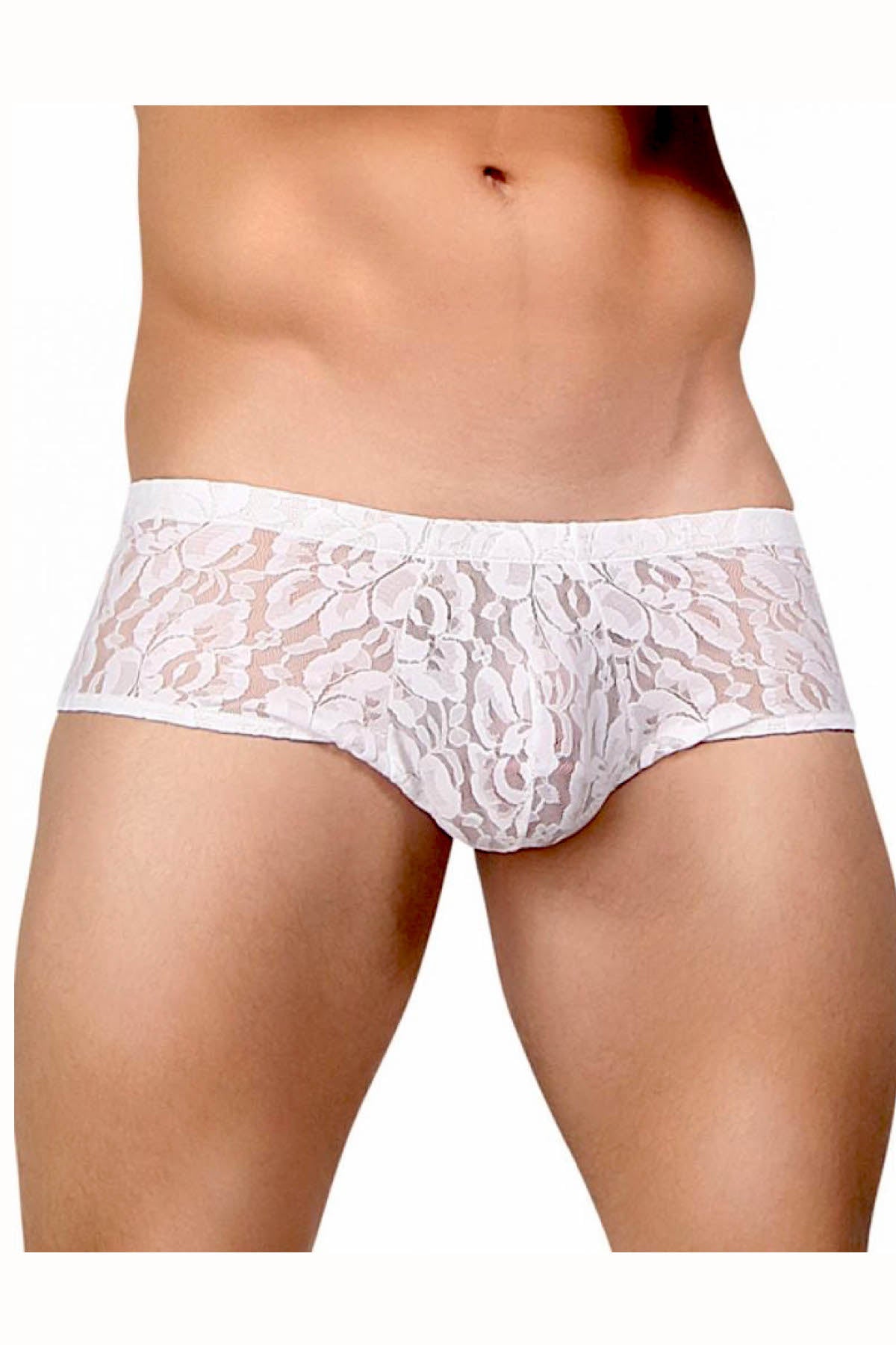 Male Power White Lace Trunk