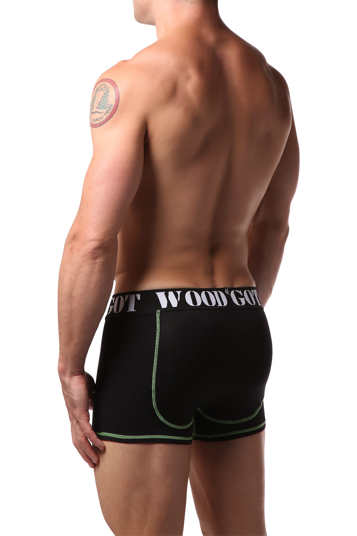 Got Wood Black Boxer Brief
