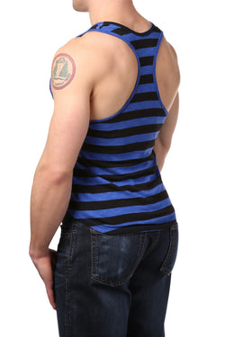 Y.M.L.A Blue Stripe Tank Top thumbnail 2