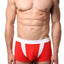 Doreanse Red/White Hipster Ribbon Boxer Trunk