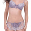 Affinitas Lavender Grey Coco Embroidered Thong