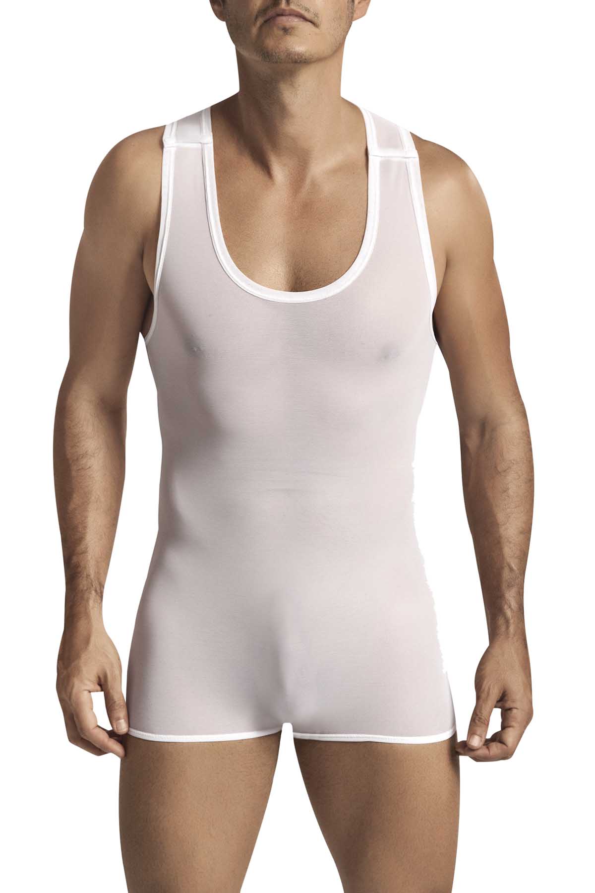 Pikante White Silom Mesh Body Singlet