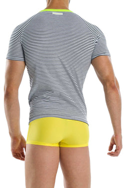 Modus Vivendi Neon-Yellow Narrow V-Neck Tee thumbnail 2