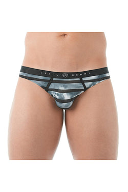 Gregg Homme Stripe Wanted Mesh Thong thumbnail 1