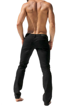Rufskin Black Byron Stretch Twill 5-Pocket Jeans thumbnail 2