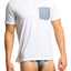 Do Nothing White Love Loss Pocket Tee