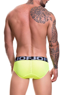 Jor Neon-Yellow/Black Cronos Brief thumbnail 2