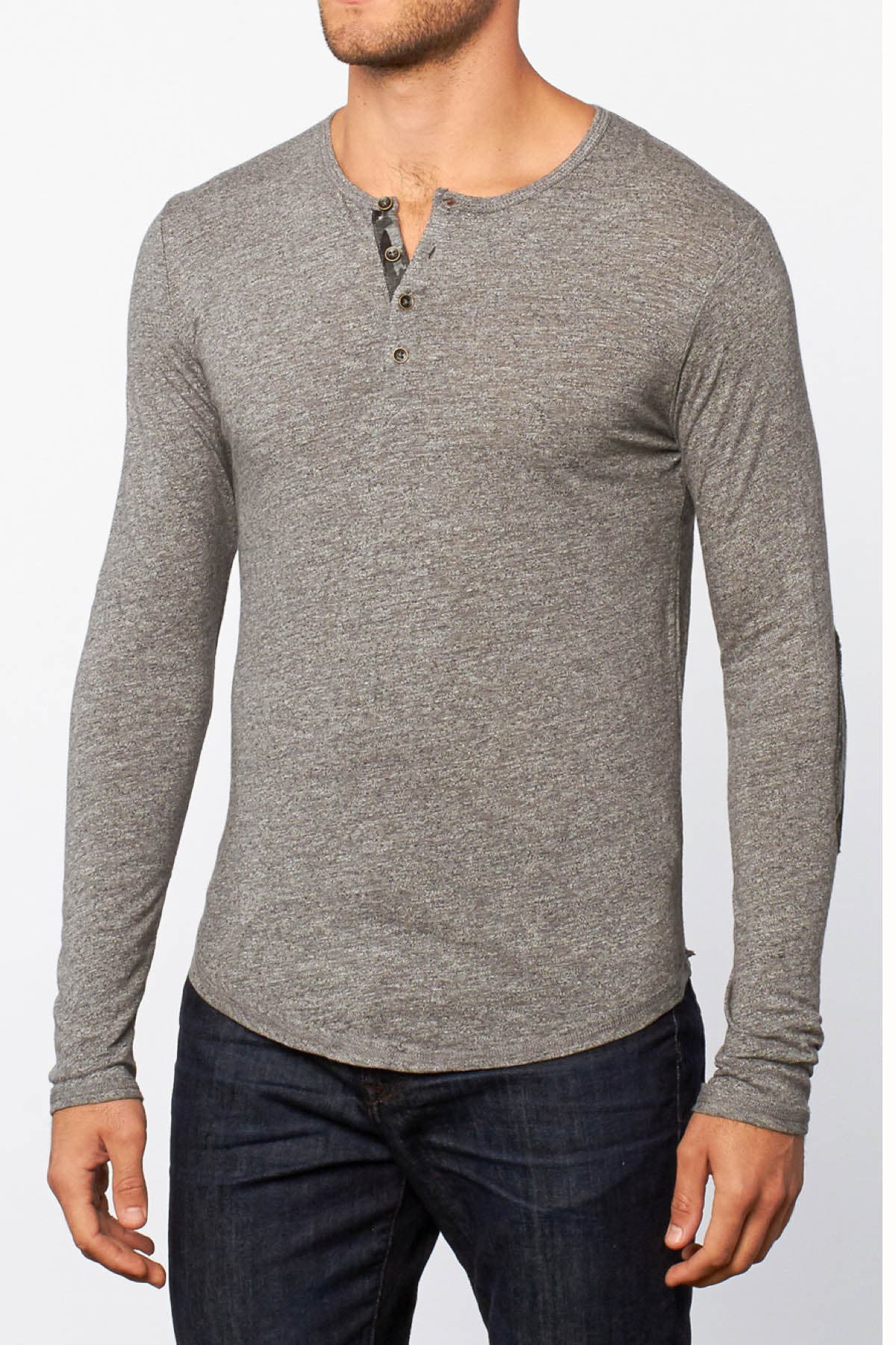 Cohesive & Co. Cebu Camo Long Sleeve Henley