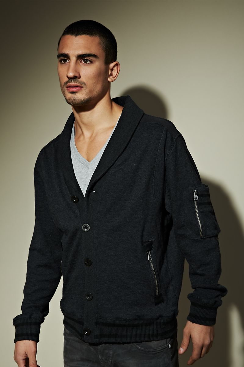Seduka Jeans Charcoal Varsity Jacket