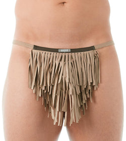 Gregg Homme Sand Wild West Faux Suede Thong thumbnail 1