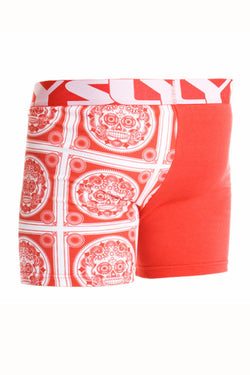 Sly Red Sugar Skull Boxer Brief thumbnail 4