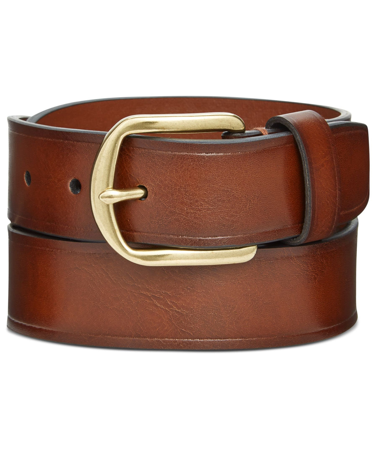 Alfani Cognac 35mm Dress Belt