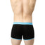 Doreanse Black/Turquoise Contrast Boxer Brief
