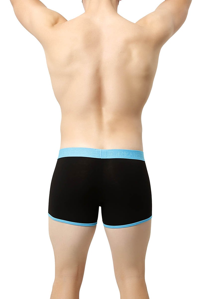Doreanse Black/Turquoise Contrast Boxer Brief