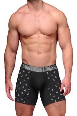 Xtremen Black Anchor Microfiber Boxer Brief thumbnail 1