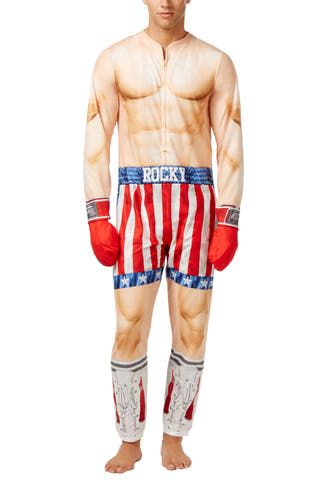 Briefly Stated Adult Rocky Pajama Onesie