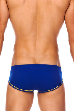 Tribe Electric Blue Arctic Lo Rise Swim Brief thumbnail 3