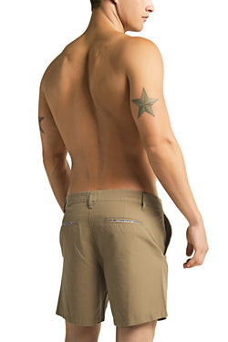 Trend Khaki Washed Chino Short thumbnail 2