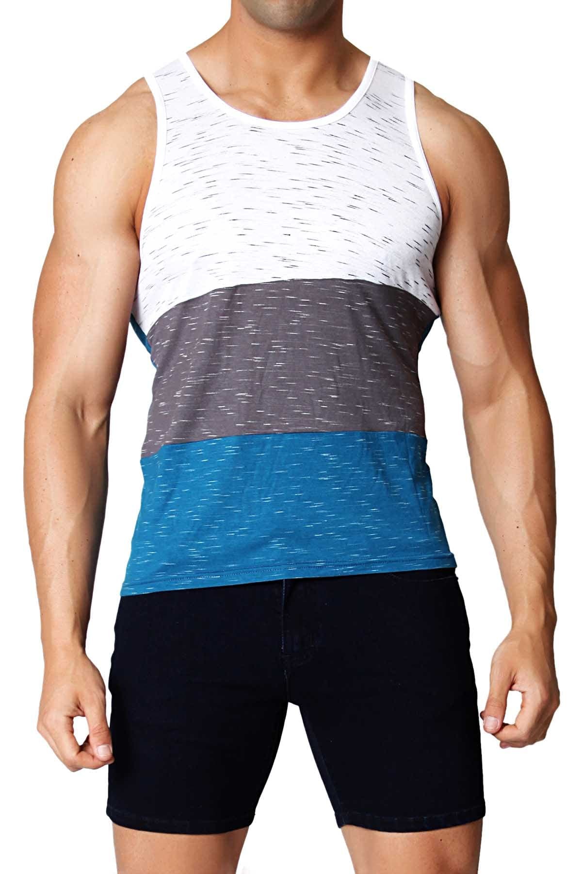 Timoteo Grey & Turquoise Morro Bay Tank