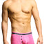 James Tudor Pink & White Retro Boxer