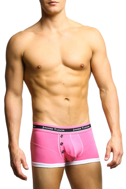 James Tudor Pink & White Retro Boxer thumbnail 2