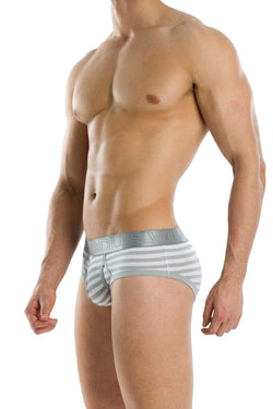 Modus Vivendi Grey Wide-Line Midi-Brief thumbnail 2