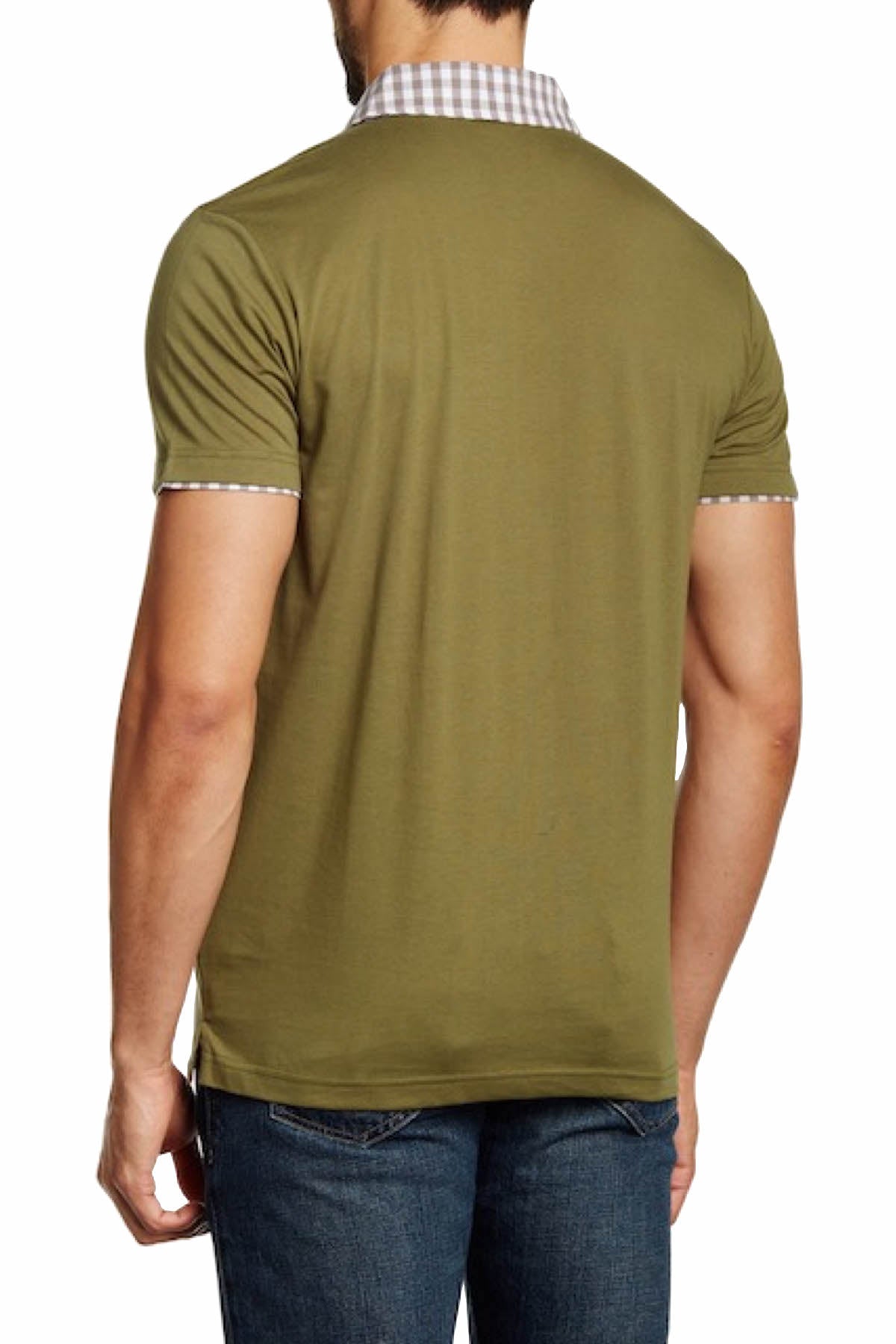 Filthy Etiquette Olive Mason Polo