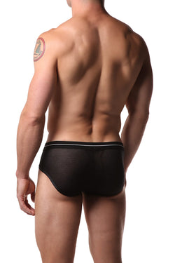 Cocksox Black Sheer Sport Brief thumbnail 3