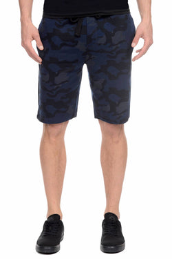 2(X)IST Blue-Camo French Terry Short thumbnail 1