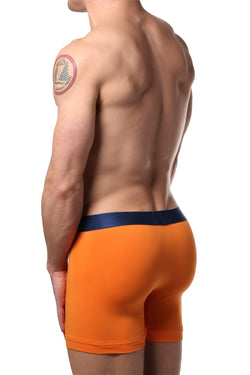 2(X)IST Orange & Blue Electric Cotton Boxer Brief thumbnail 2