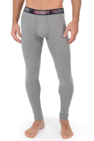 2(X)IST Grey Tartan Long Underwear