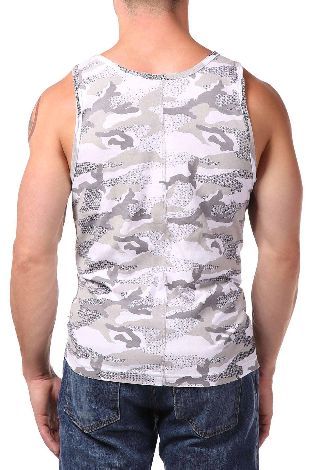 Datch Grey Camo Tank Top